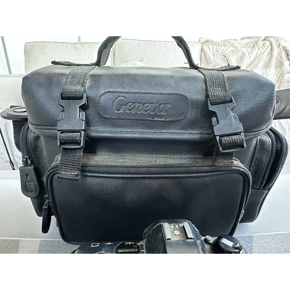 CANON T50 Camera Lot With Lenses Flash Bag Accessories 244T